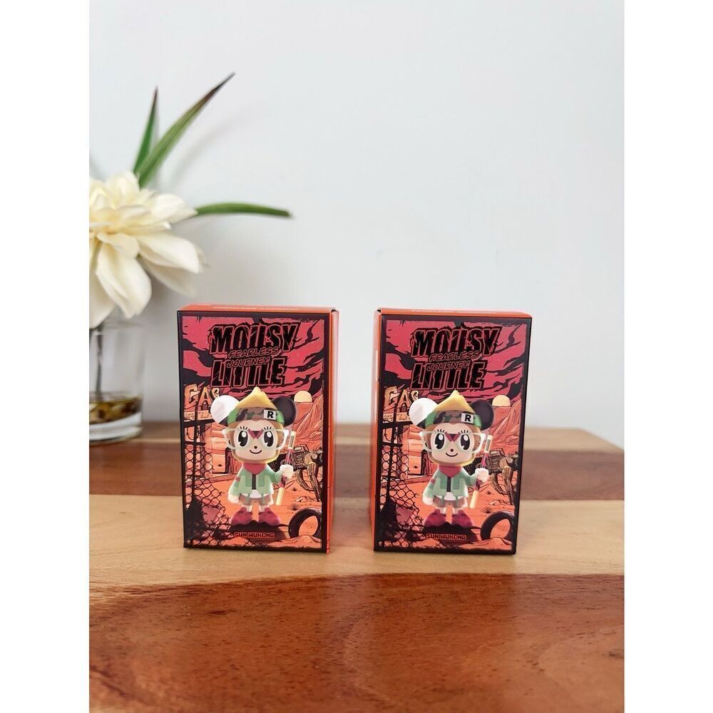 New POP MART Mousy Little Fearless Journey‎ Series Blind Box set of 2